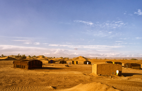 bivouac der Caravane Rose du Sable